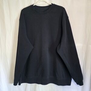 Sweatshirt Mens XXL Navy Good BYLT Premium Basics Crewneck Pullover Minimalist